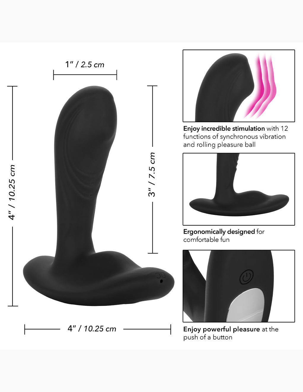 Eclipse Petite Pinpoint Probe- Size Dimensions