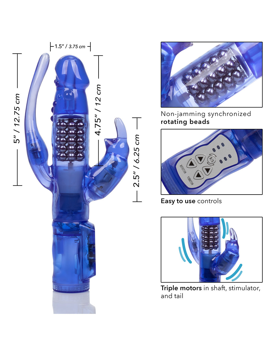 Cal Exotics Delight Triple Orgasm Toy And Instructions