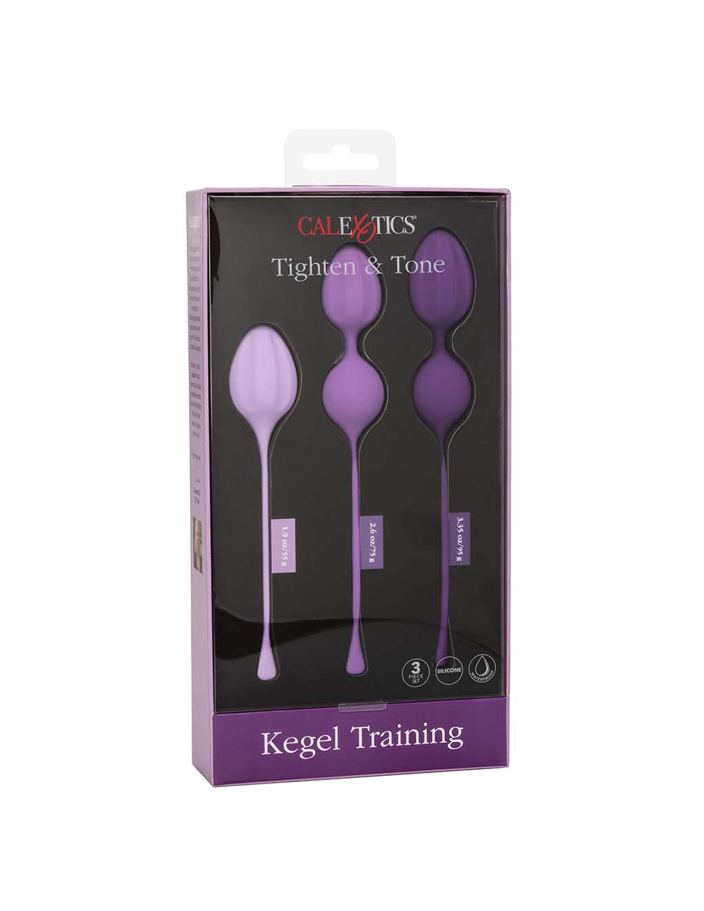 CalExotics Kegel Training 3pc Set- Box- front