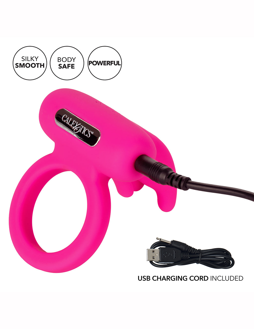 CalExotics Triple Flick Cockring- Charger