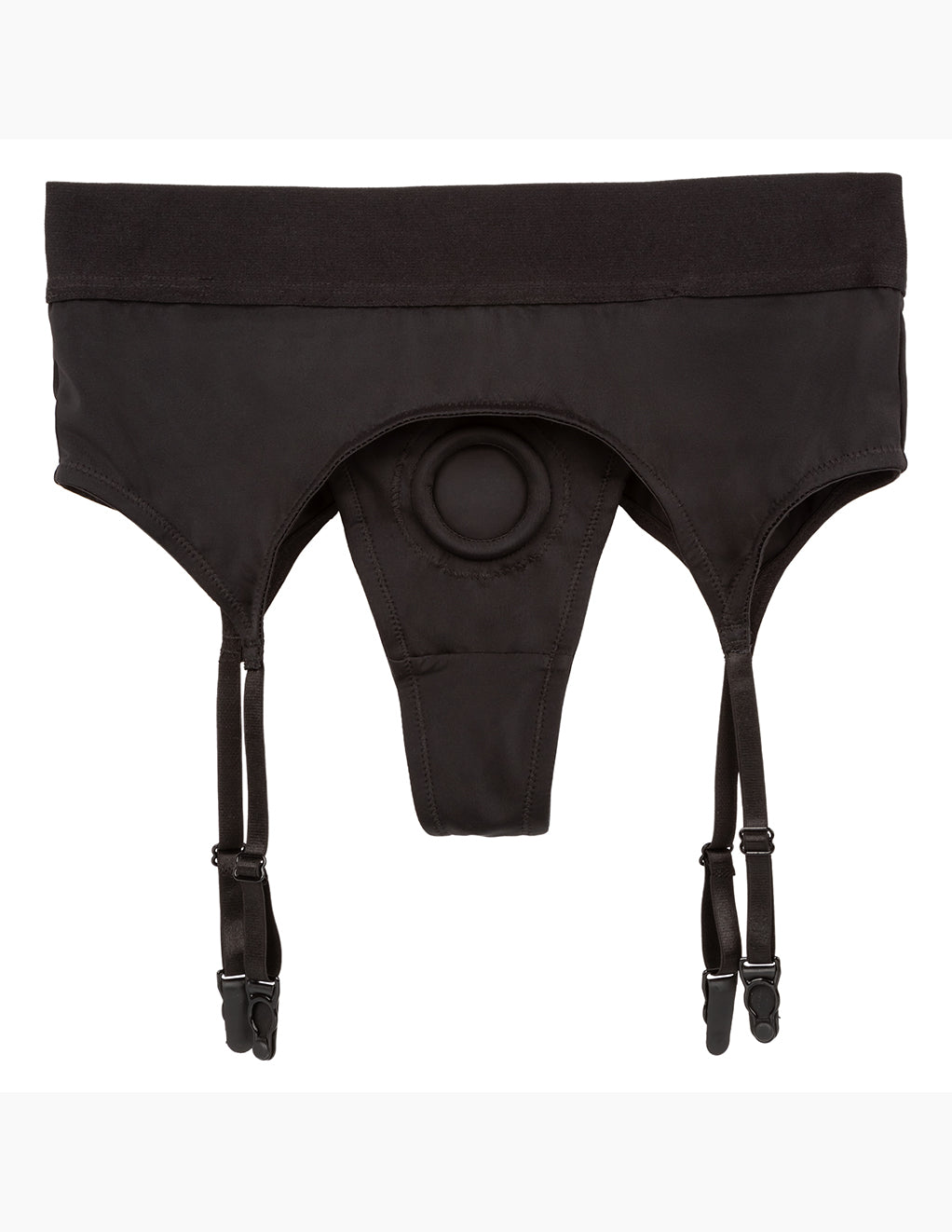 Boundless Thong w/ Garter Harness- Front- Flat