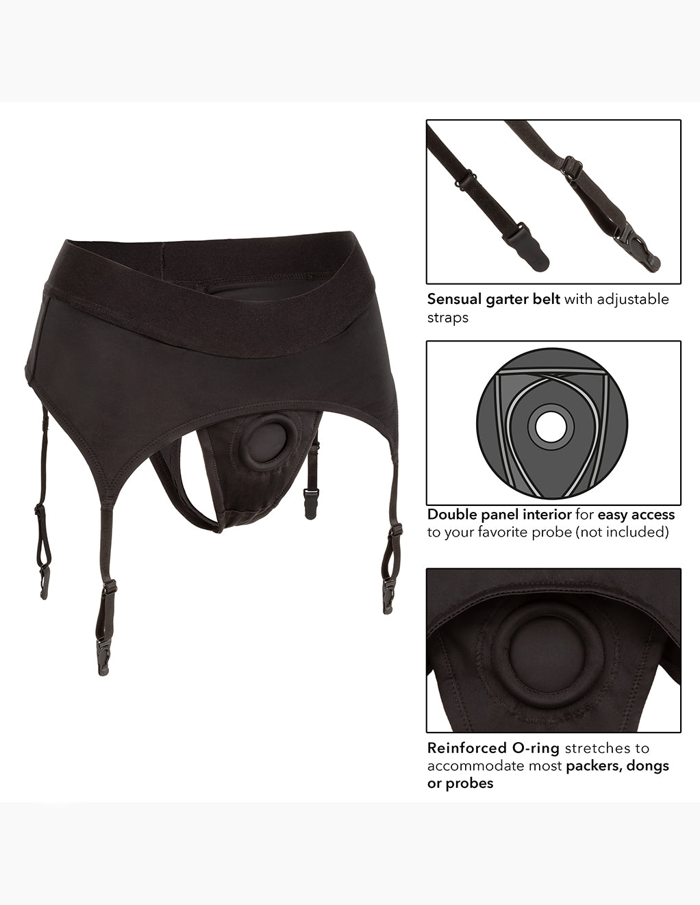 Boundless Thong w/ Garter Harness- Specs