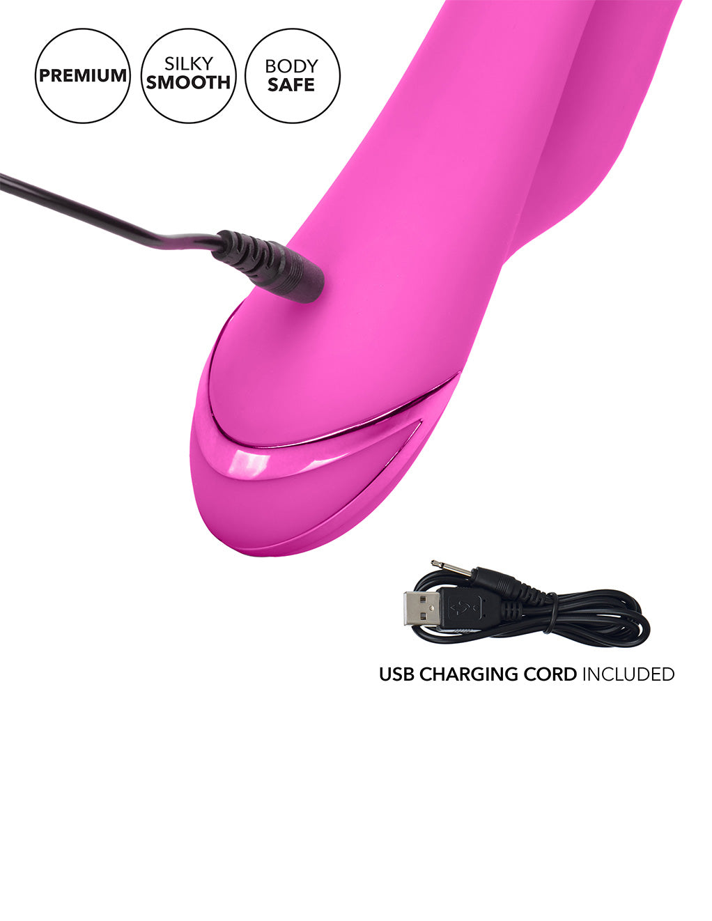 California Dreaming Malibu Minx Dual Stimulation Vibrator- Charger