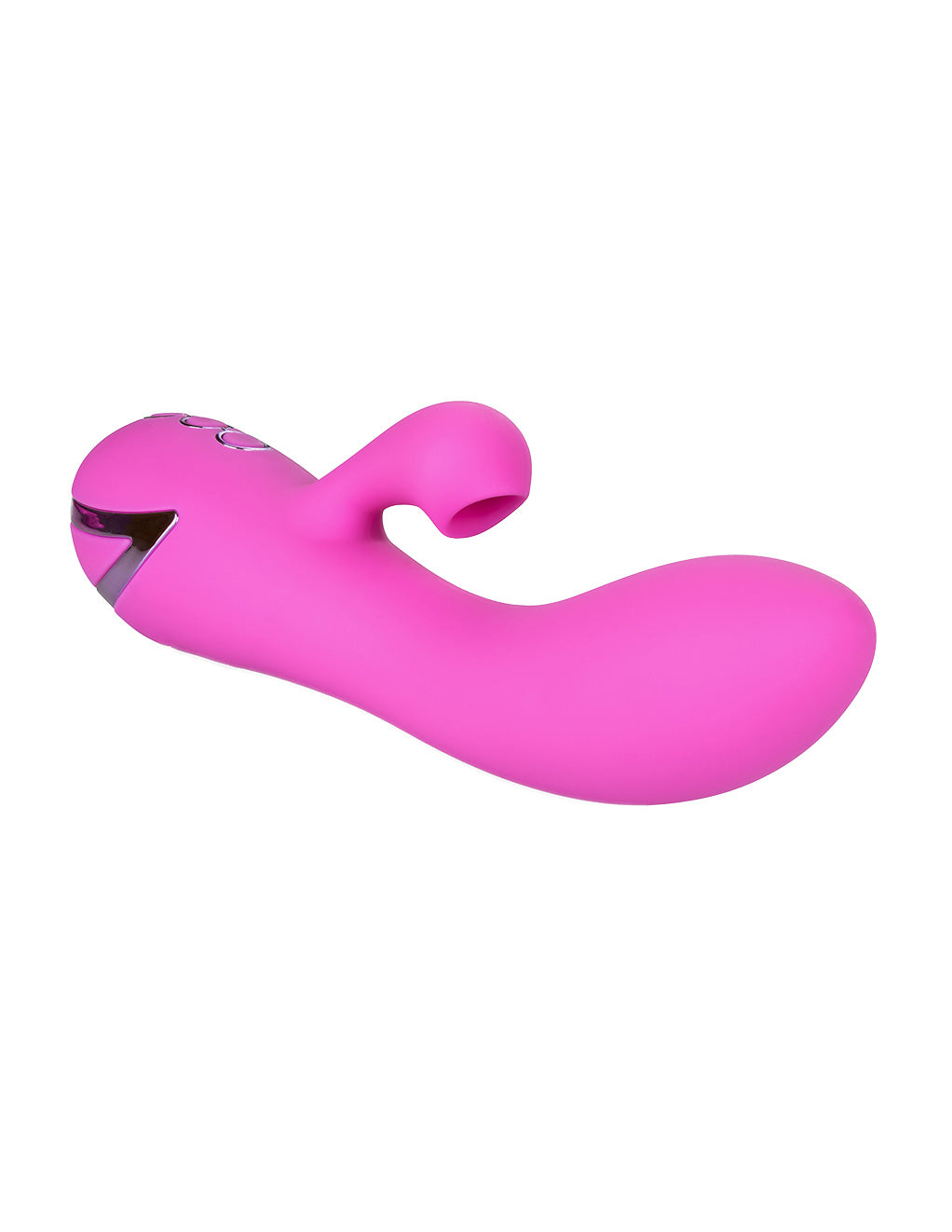California Dreaming Malibu Minx Dual Stimulation Vibrator- Laying down