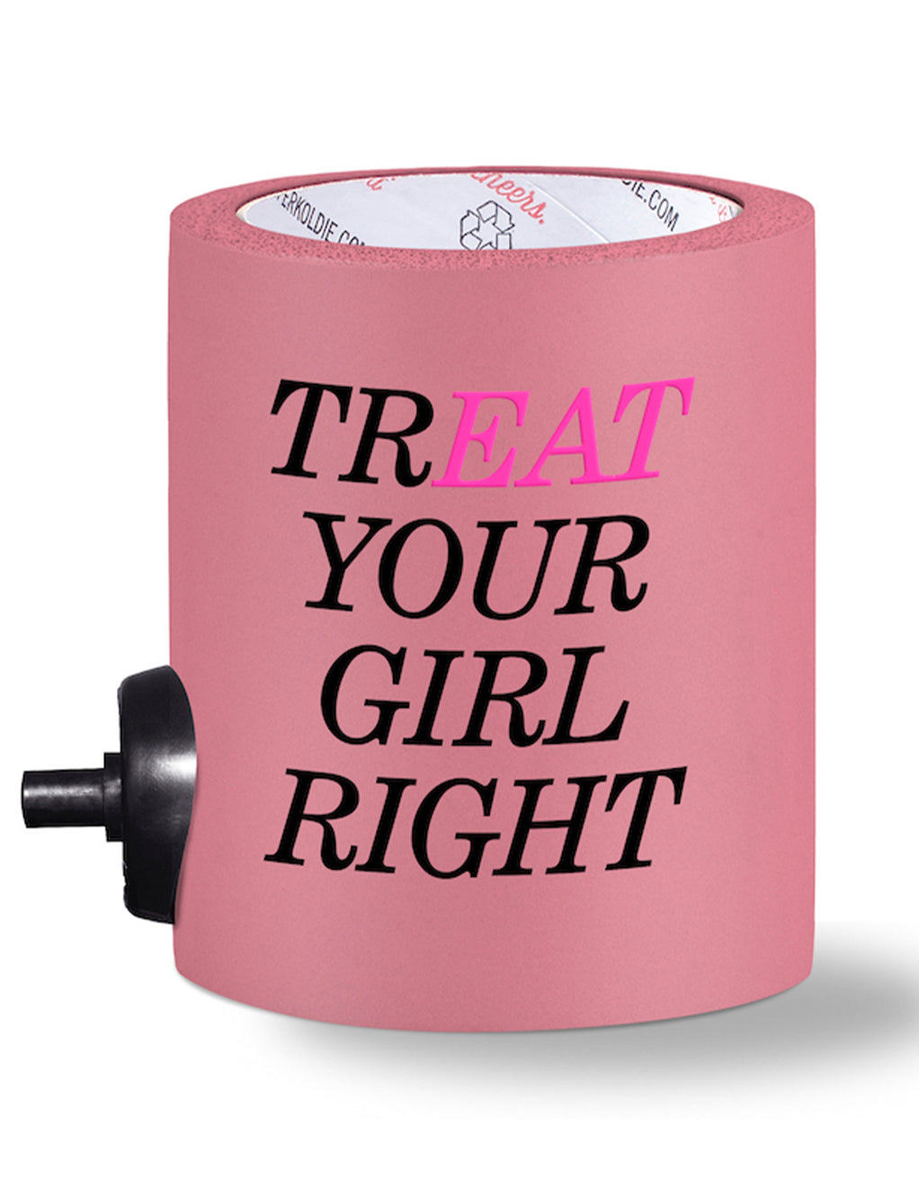 Superkoldie x HUSTLER Treat Your Girl Right Can Cooler- Front