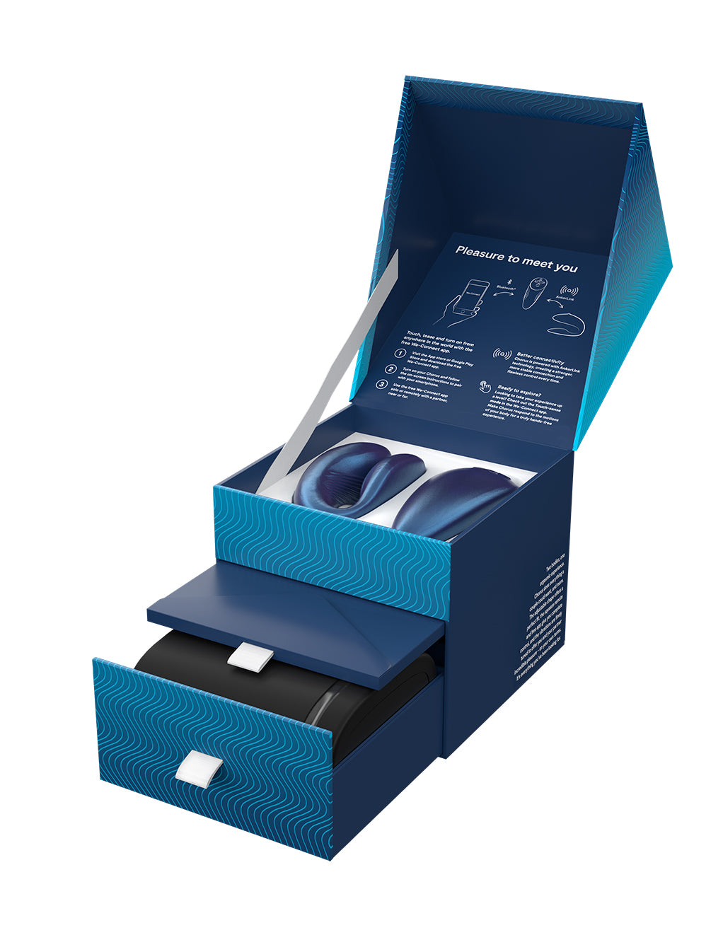 We-Vibe Chorus- Cosmic Blue- Open Drawer Package