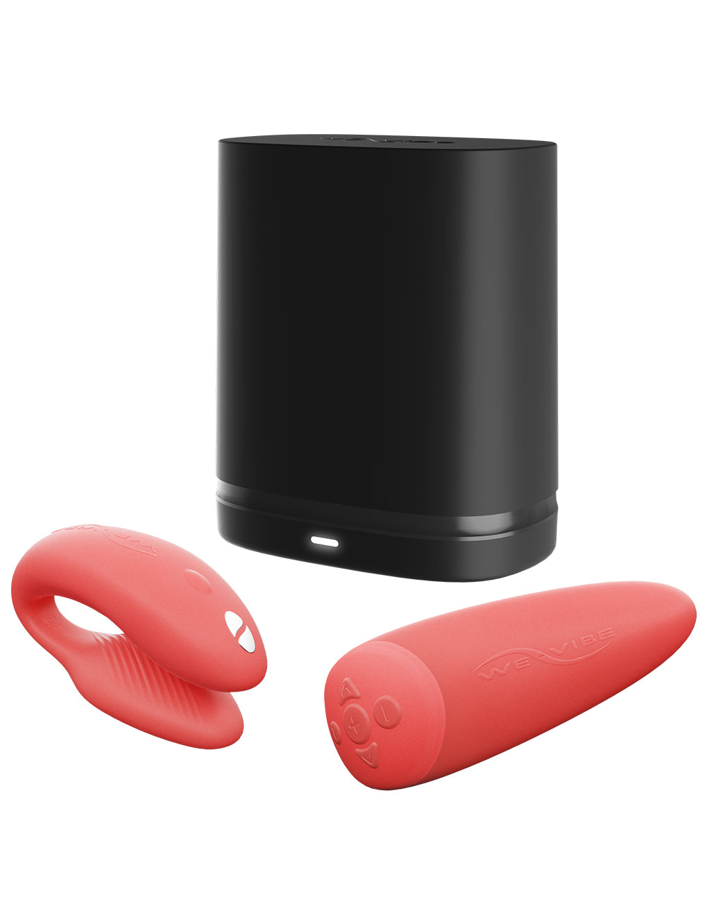 We-Vibe Chorus- Crave Coral- With Charging Case