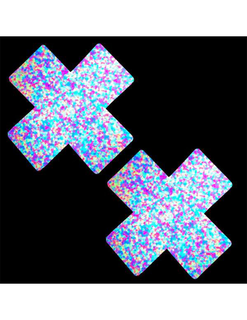 Neva Nude X Pasties- Rainbow- Glow in the Dark