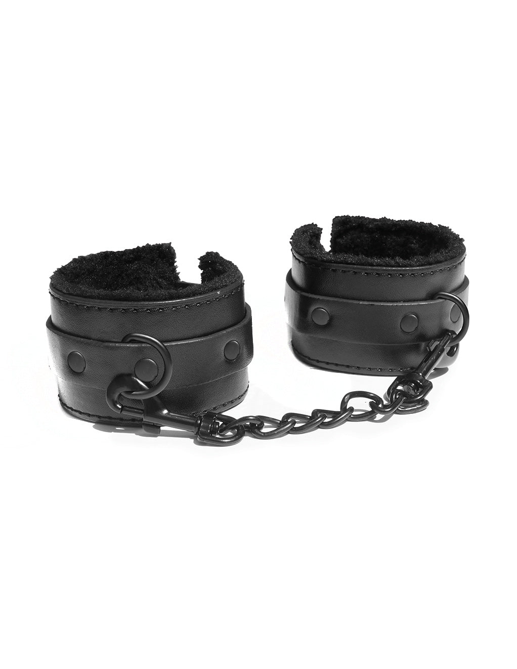 Sex & Mischief by Sportsheets Shadow Fur Handcuffs - Fetish BDSM - Restraints