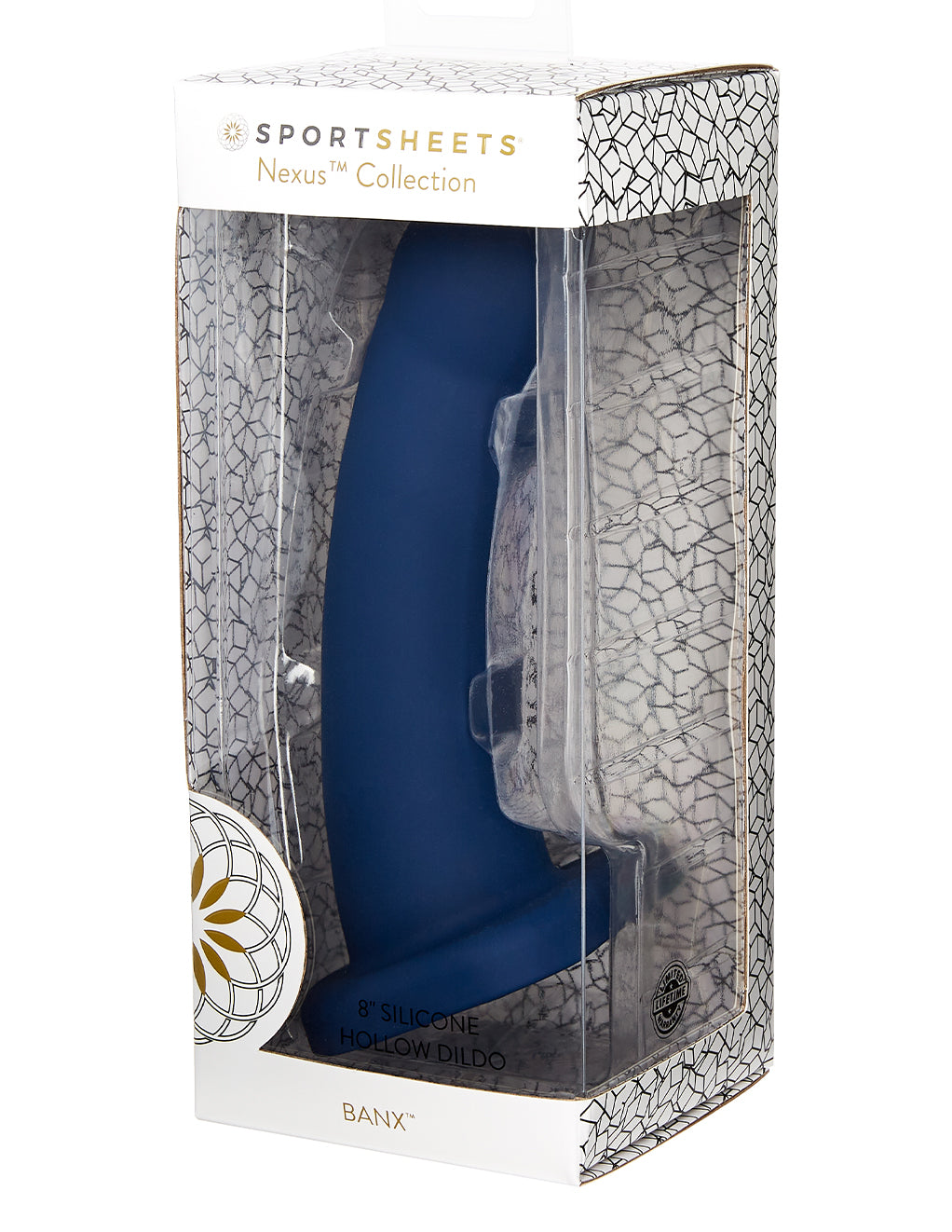 Sportsheets Nexus Banx 8" Hollow- Package
