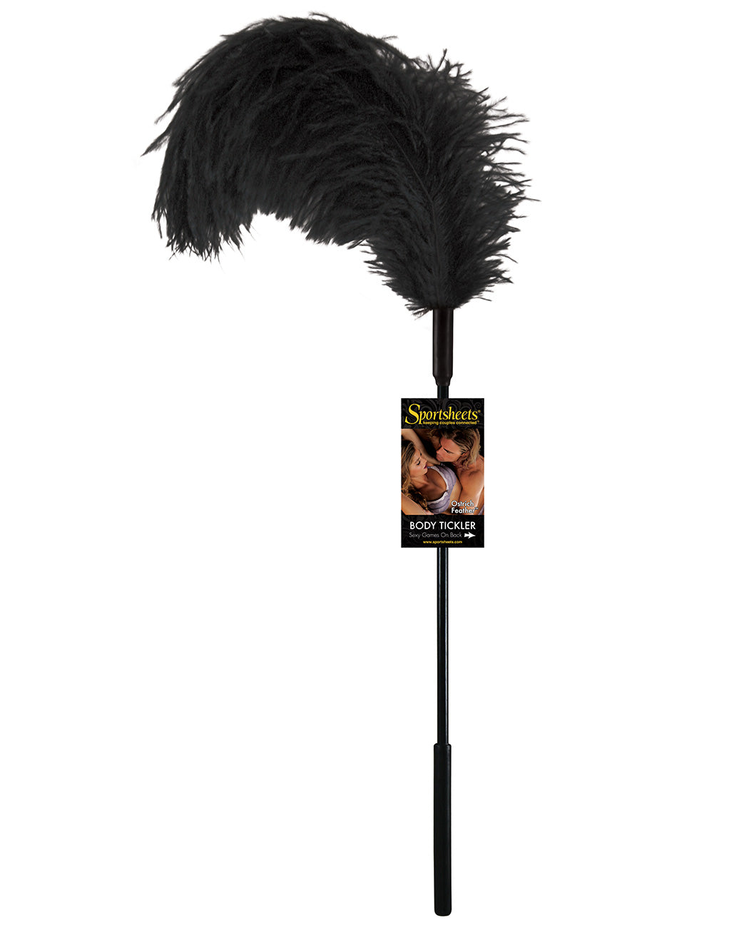 Sportsheets Ostrich Feather Body Tickler - Fetish BDSM - Sensation Play