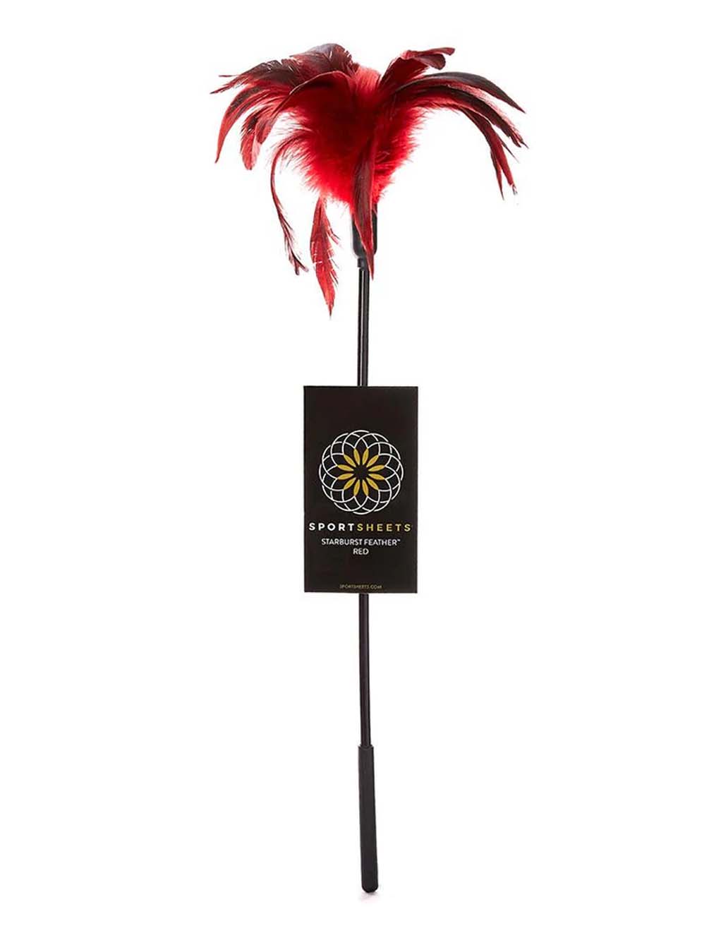 Sex & Mischief Starburst Feather- Red- Main