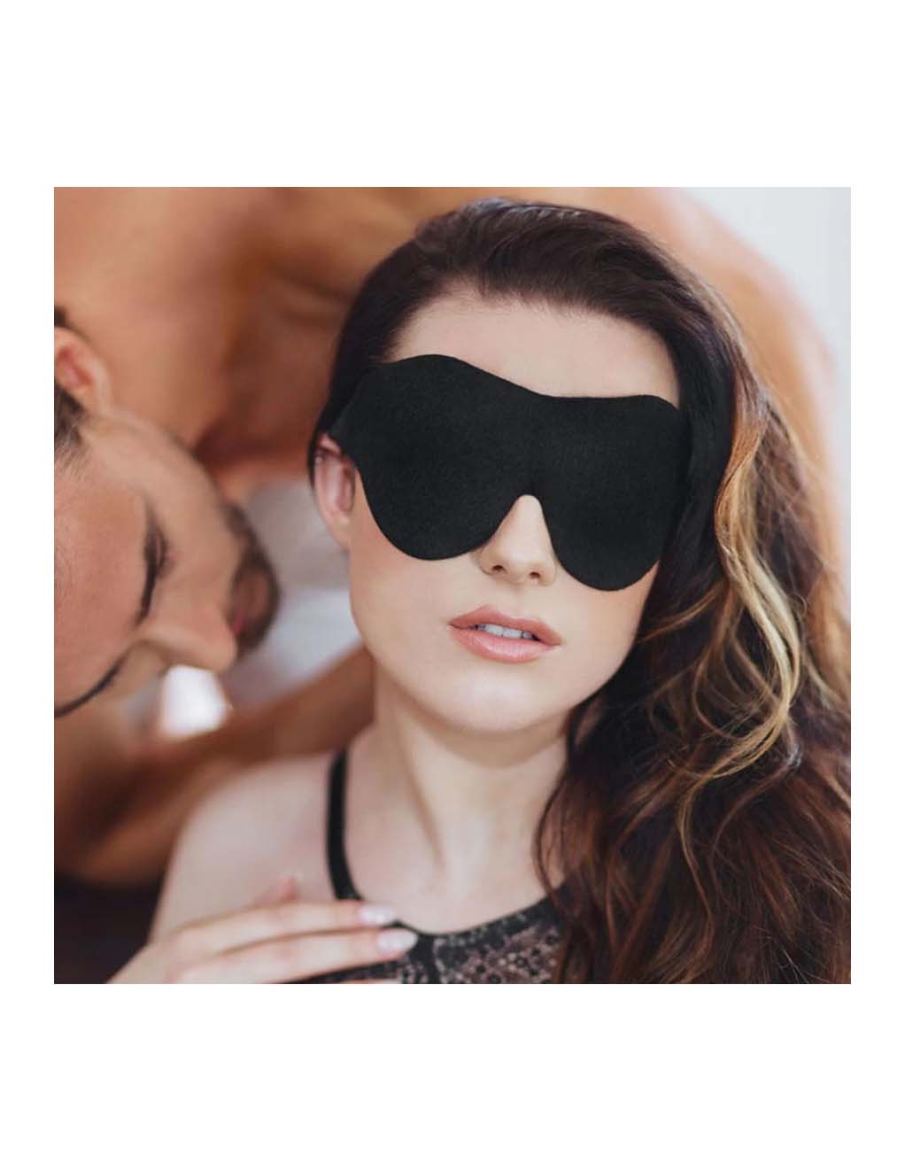 Sportsheets Soft Blindfold- On Model