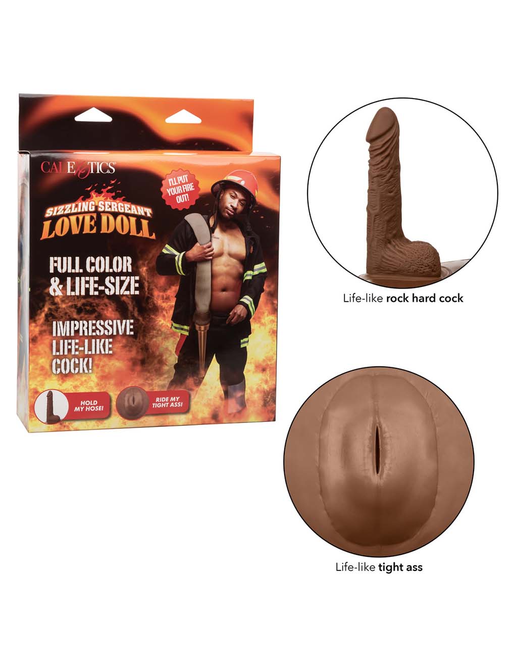 CalExotics Sizzling Sergeant Love Doll- Features