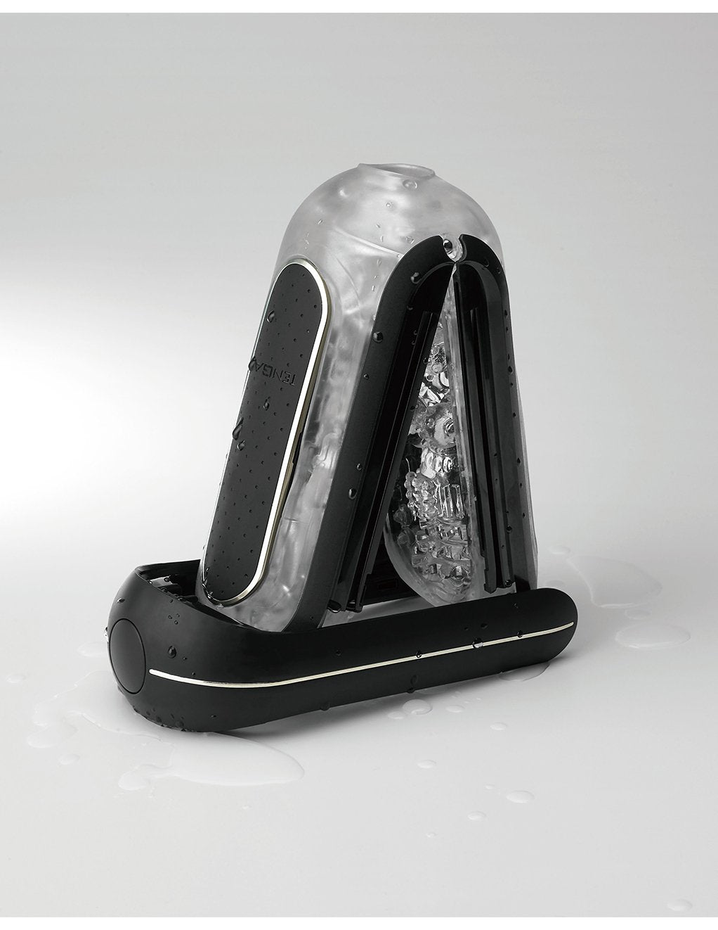 Tenga Flip Zero Electronic Vibration Masturbation Sleeve- Black- Side drying