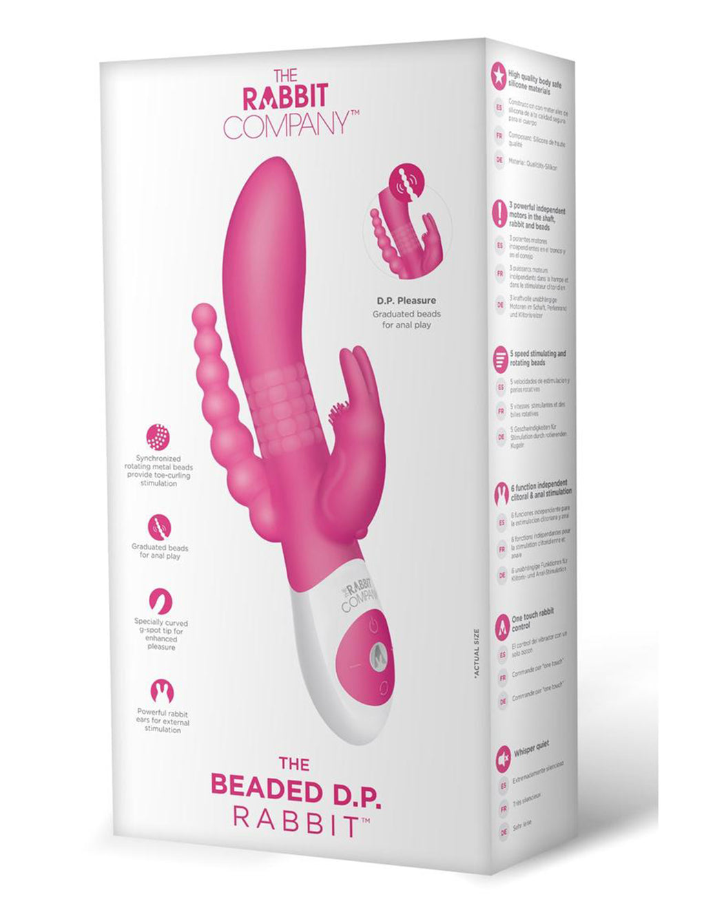 The Rabbit Company Beaded DP Vibrator- Package