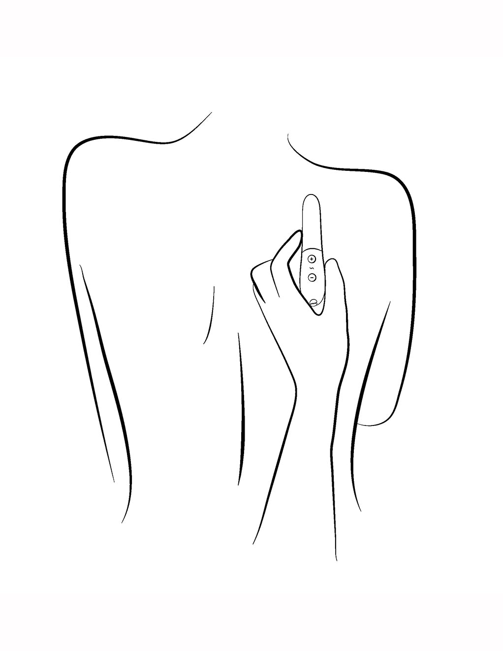 We-Vibe Tango X- Illustration- Tango X on Back