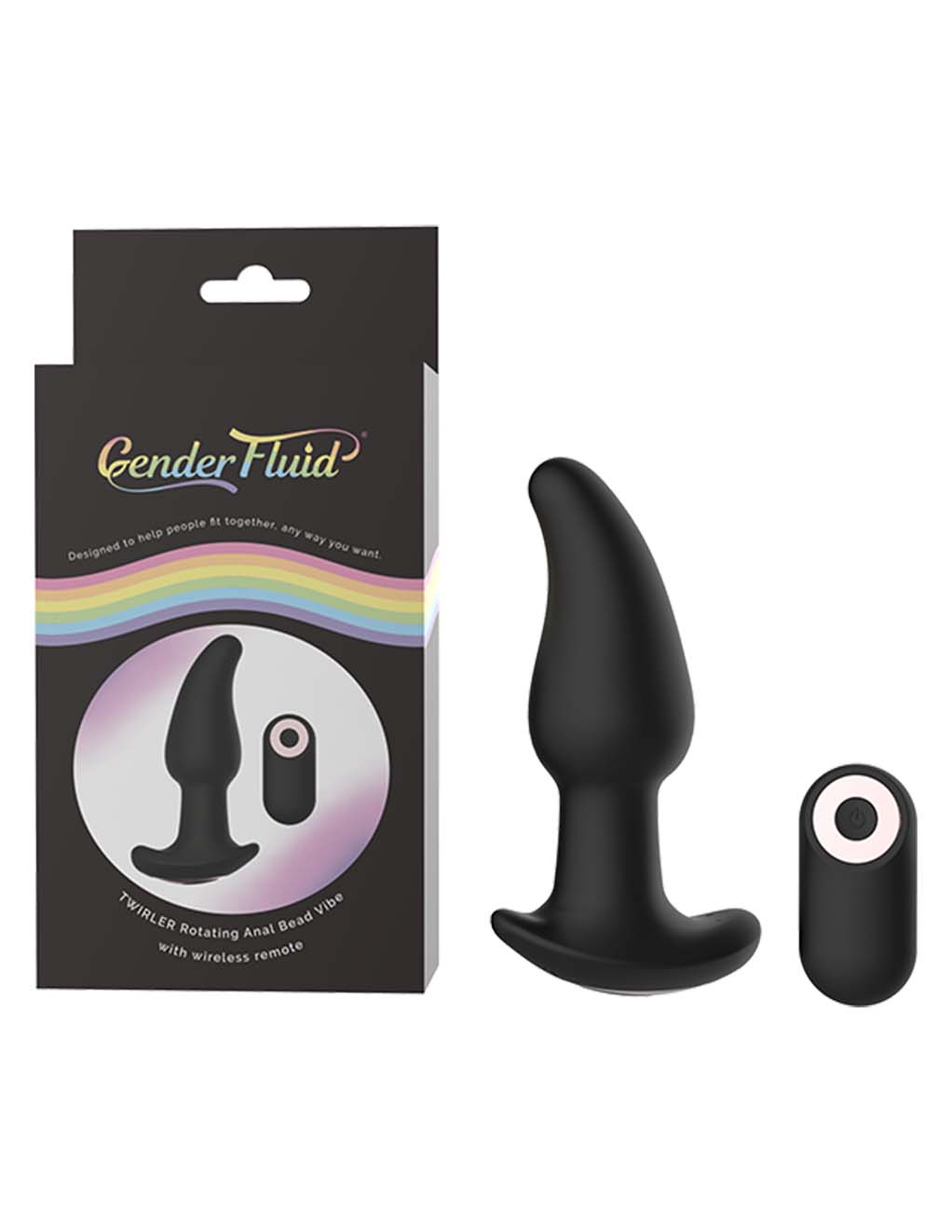 Gender Fluid Twirler Anal Vibe - Toy with Box