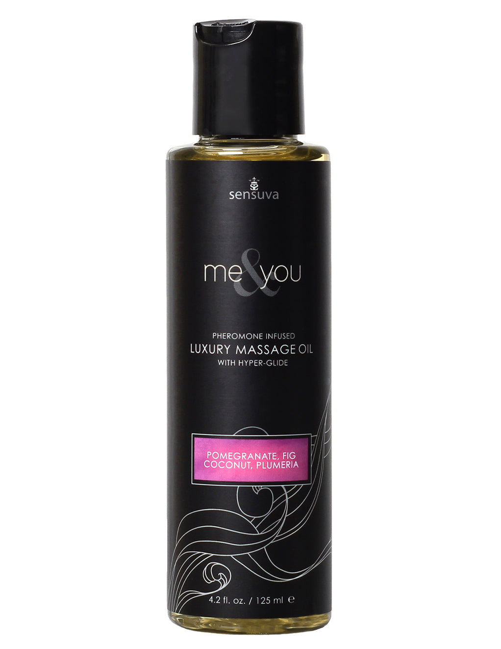 Sensuva Me & You Massage Oil- Pomegranate Coconut- Front