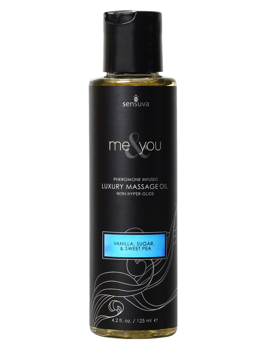 Sensuva Me & You Massage Oil- Vanilla- Sweet Pea- Front