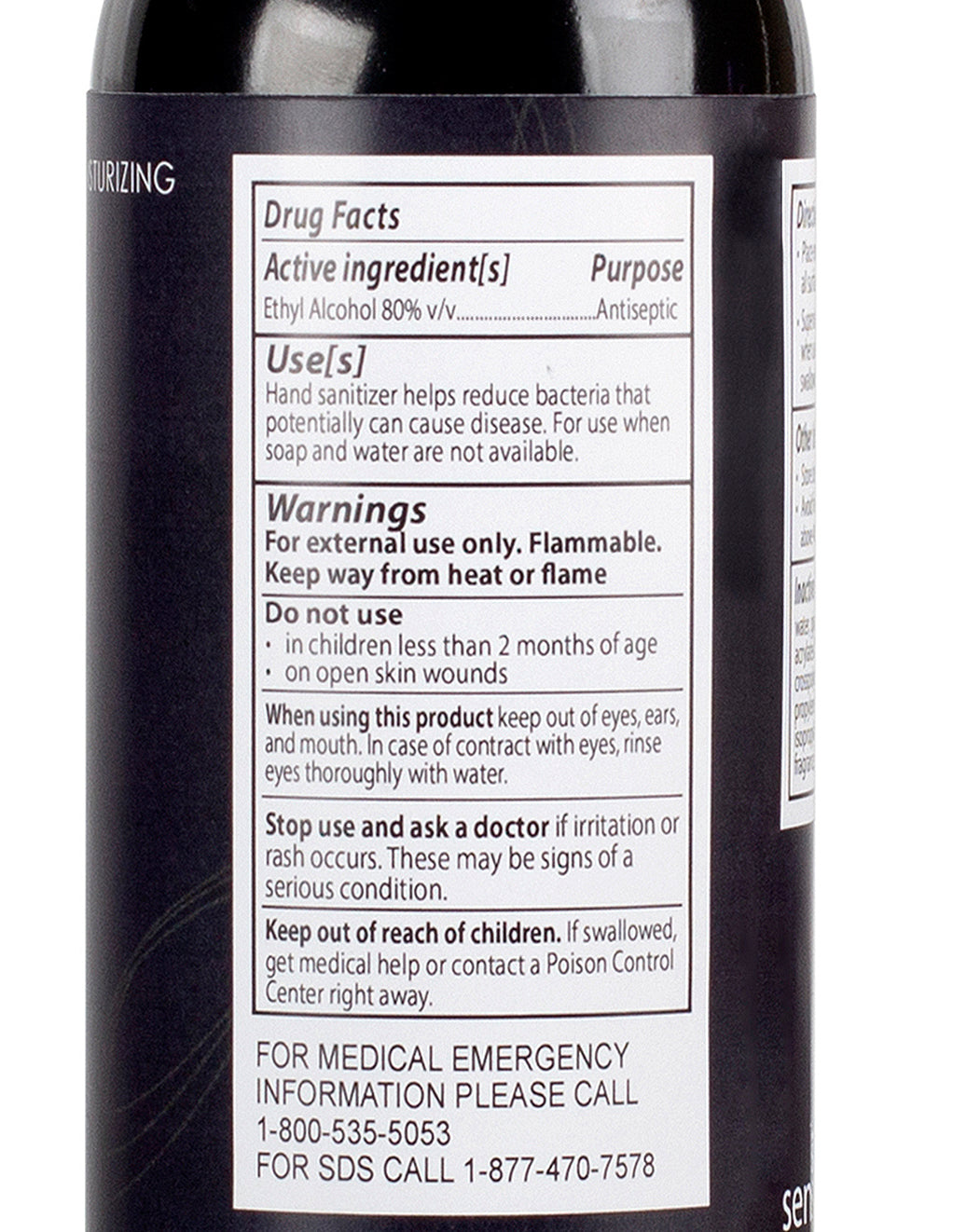 Sensuva Hand Sanitizer Gel- drug facts