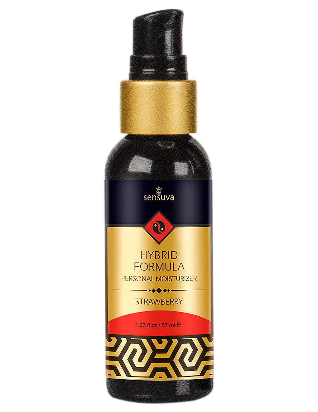 Sensuva Hybrid Flavored Lubricant- Strawberry- Front