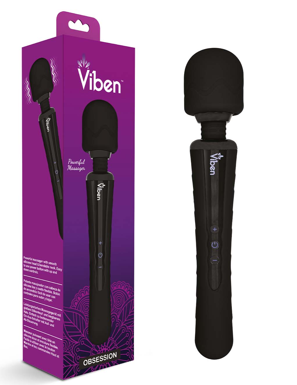 Viben Obsession Wand- Black- Box