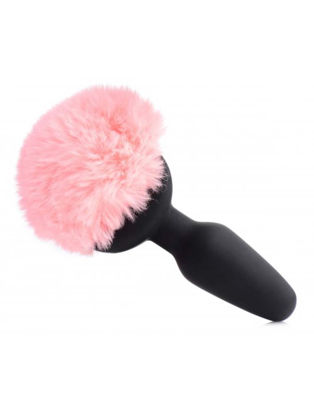 Tailz Vibrating Pink Bunny Tail Plug- Side