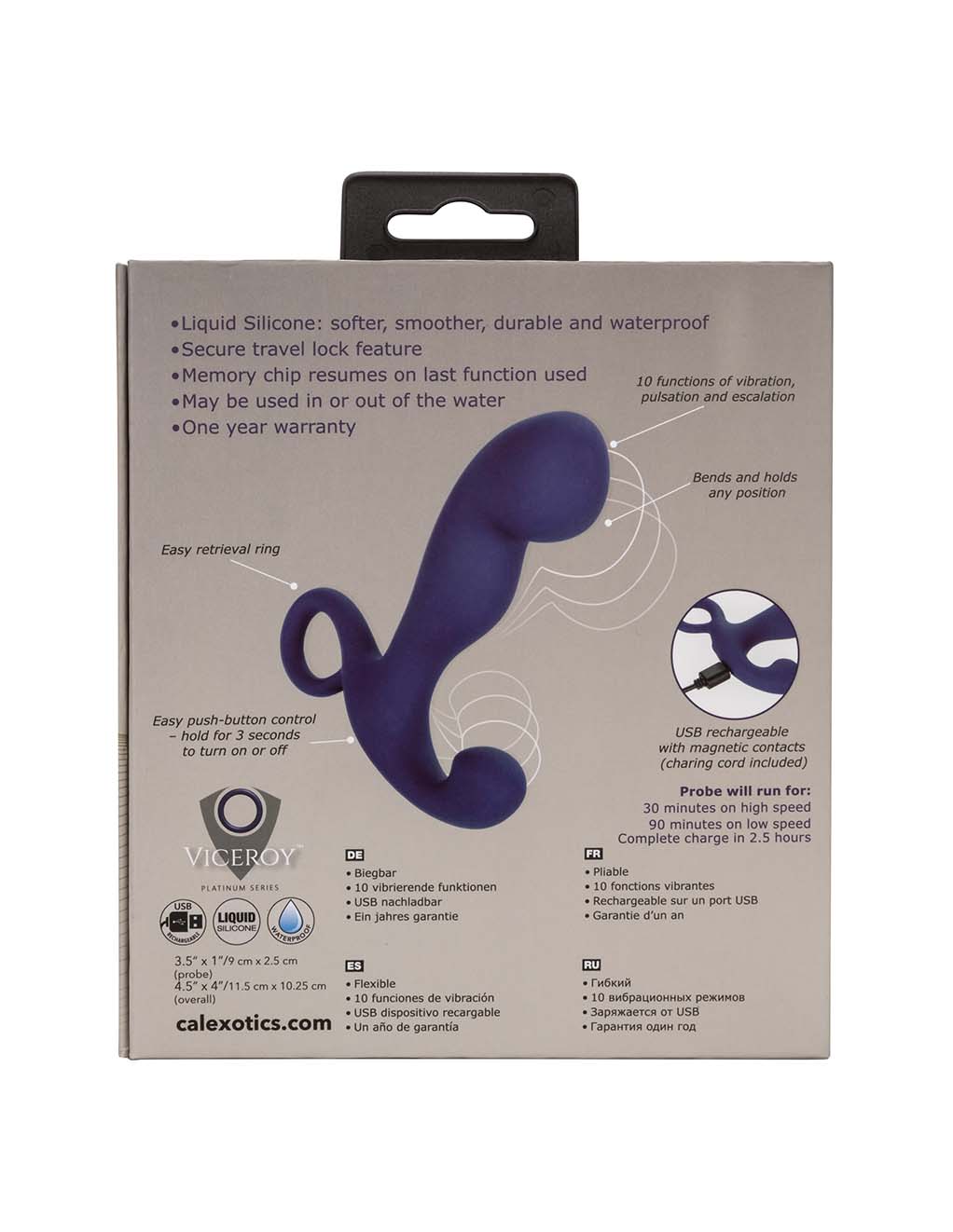 Viceroy Rechargeable Command Probe- Box Back