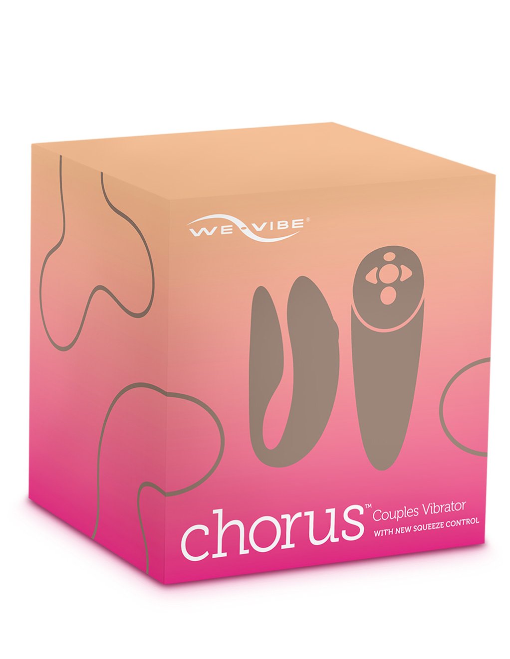 We-Vibe Chorus Adjustable Couples' Vibrator- Pink- Box