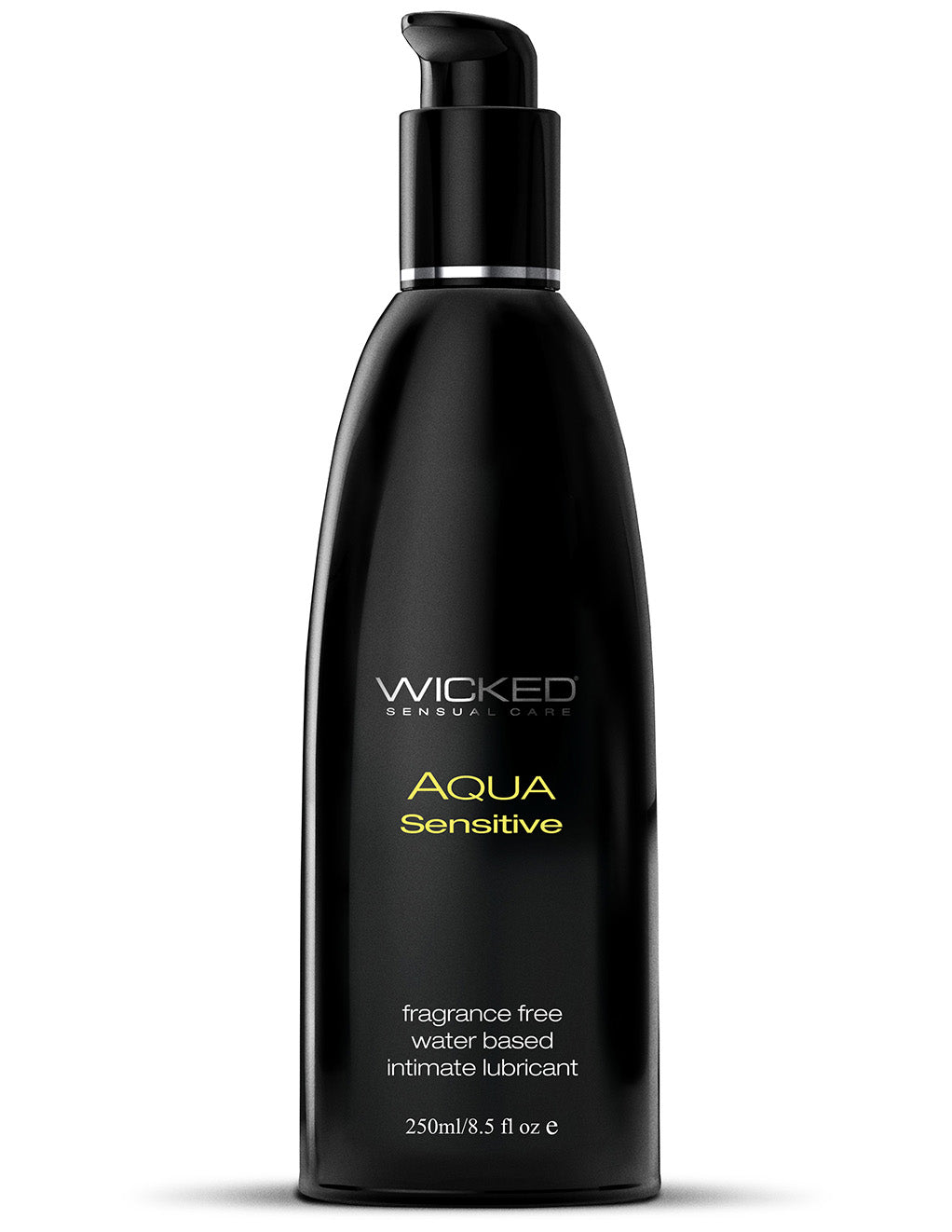 Wicked Aqua Sensitive Water Based Lubricant- 8.5oz- front