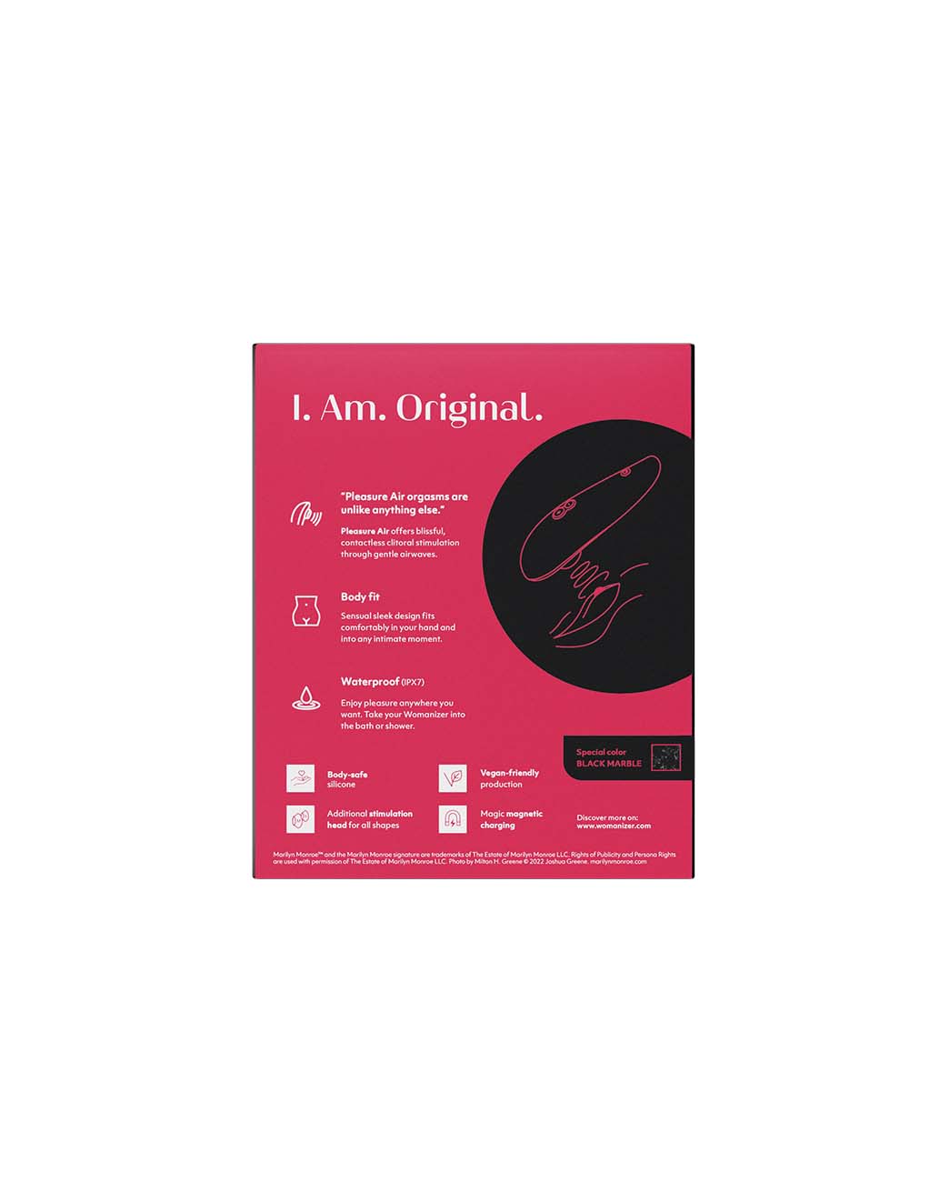 Womanizer Marilyn Monroe- Black Back