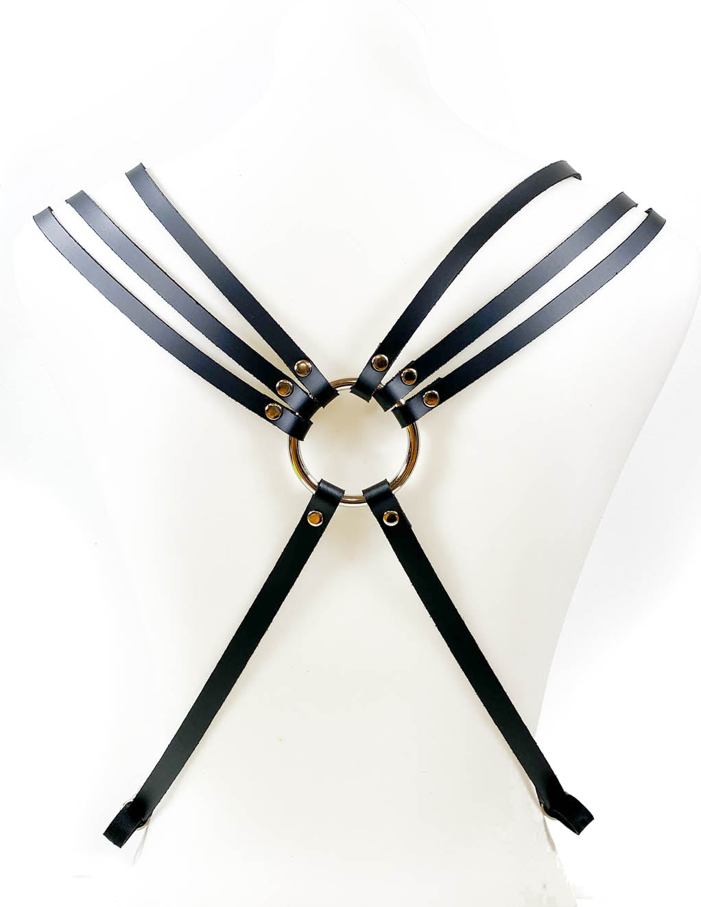 Funk Plus 8 Strap Genuine Leather Harness- BAck