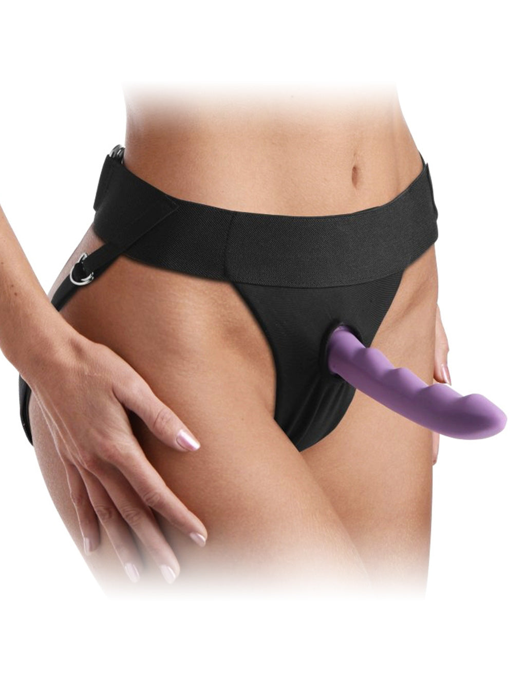 Strap U Avalon Jock Style Strap-on Harness- Model- Front