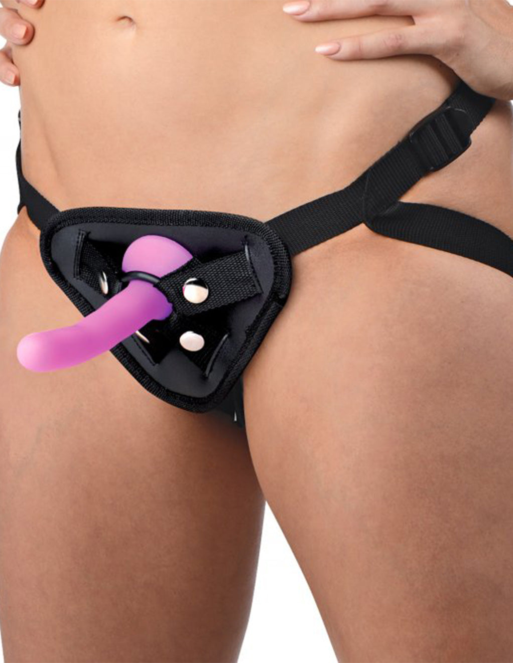 Strap U Double G Deluxe Vibrating Strap-on Kit- Front
