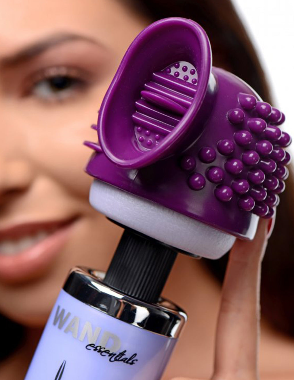 Wand Essentials Triple Thrill 3 in 1 Wand Attachment Purple