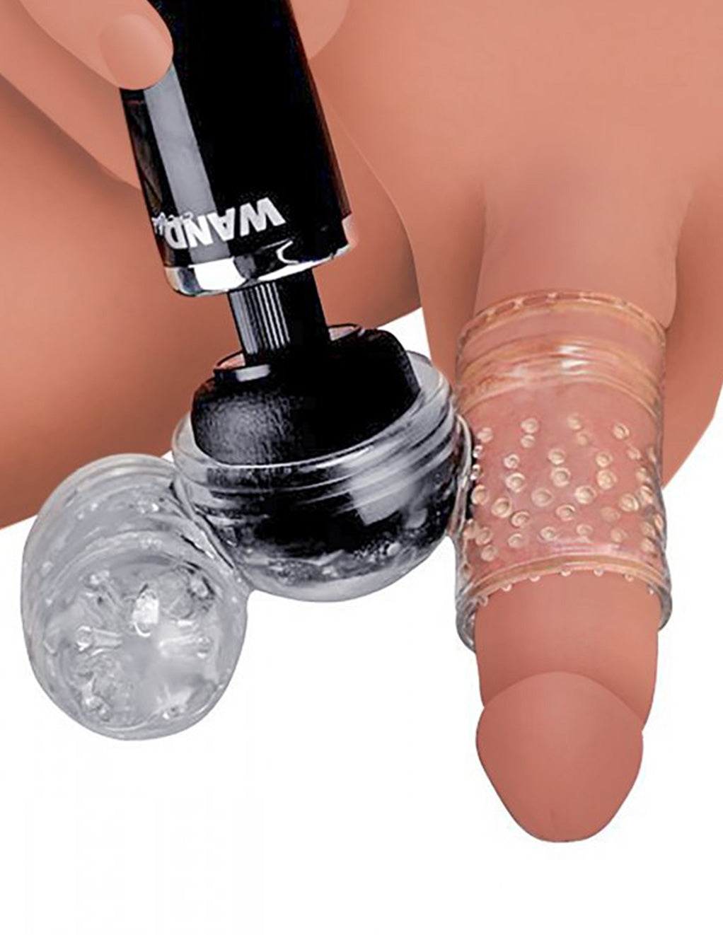 Wand Essentials Twin Turbo Strokers Attachment- Diagram