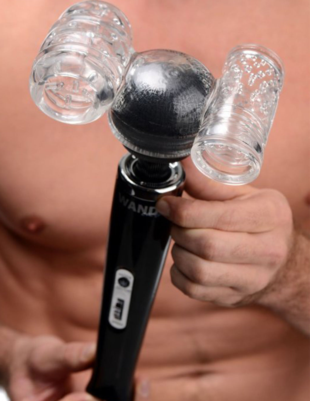 Wand Essentials Twin Turbo Strokers Attachment- example