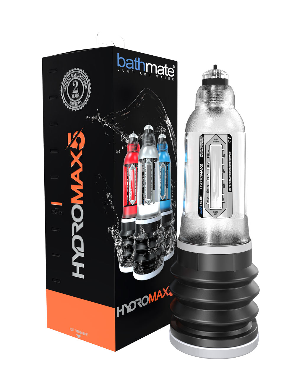 Bathmate Hydromax 5 Penis Pump Box Front