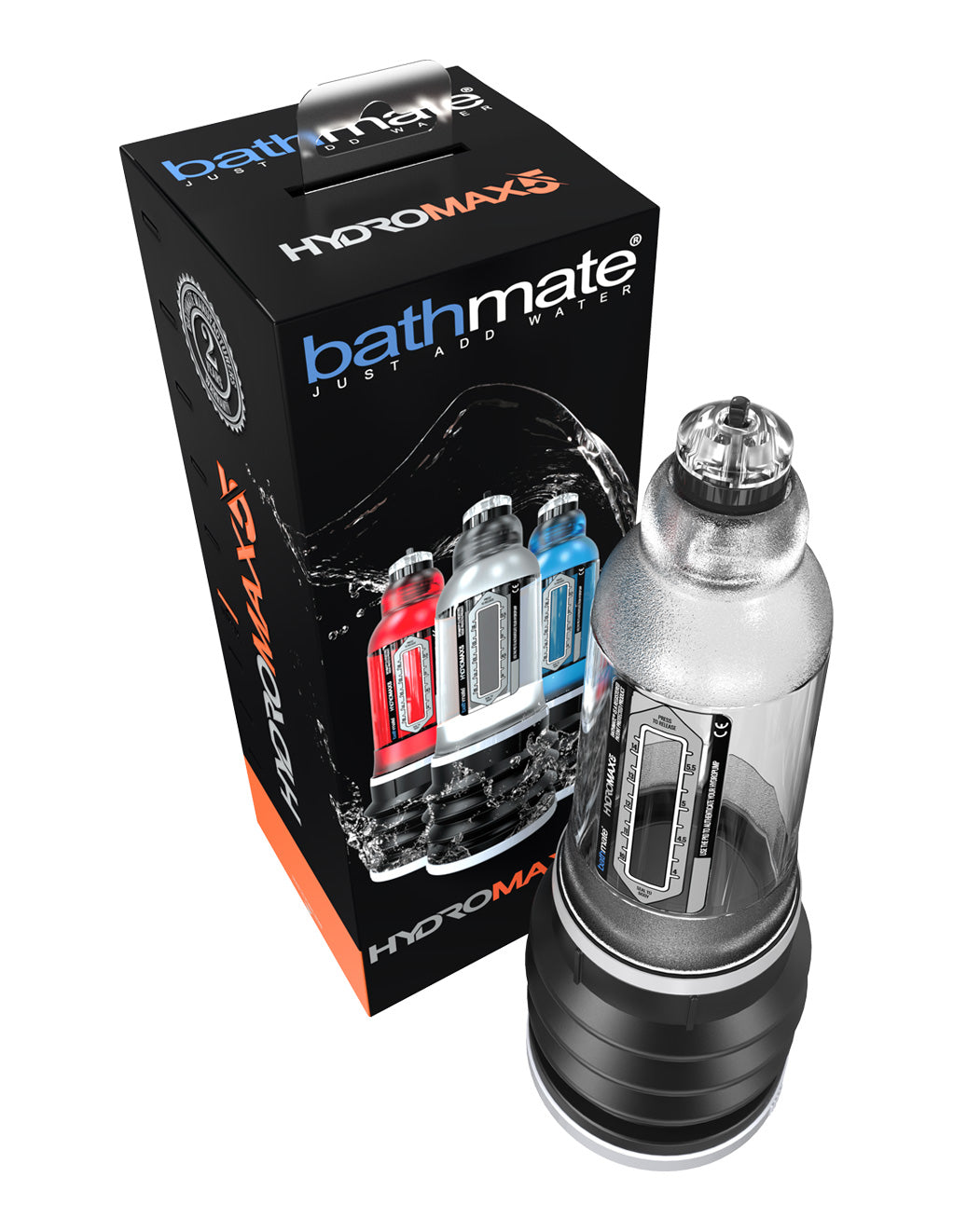 Bathmate Hydromax 5 Penis Pump Box High Angle View