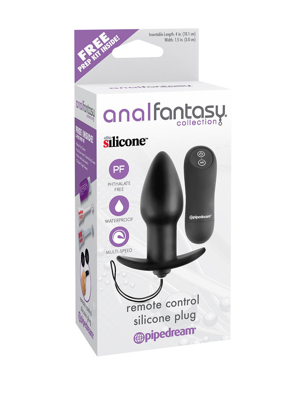 Anal Fantasy Remote Control Vibrating Butt Plug