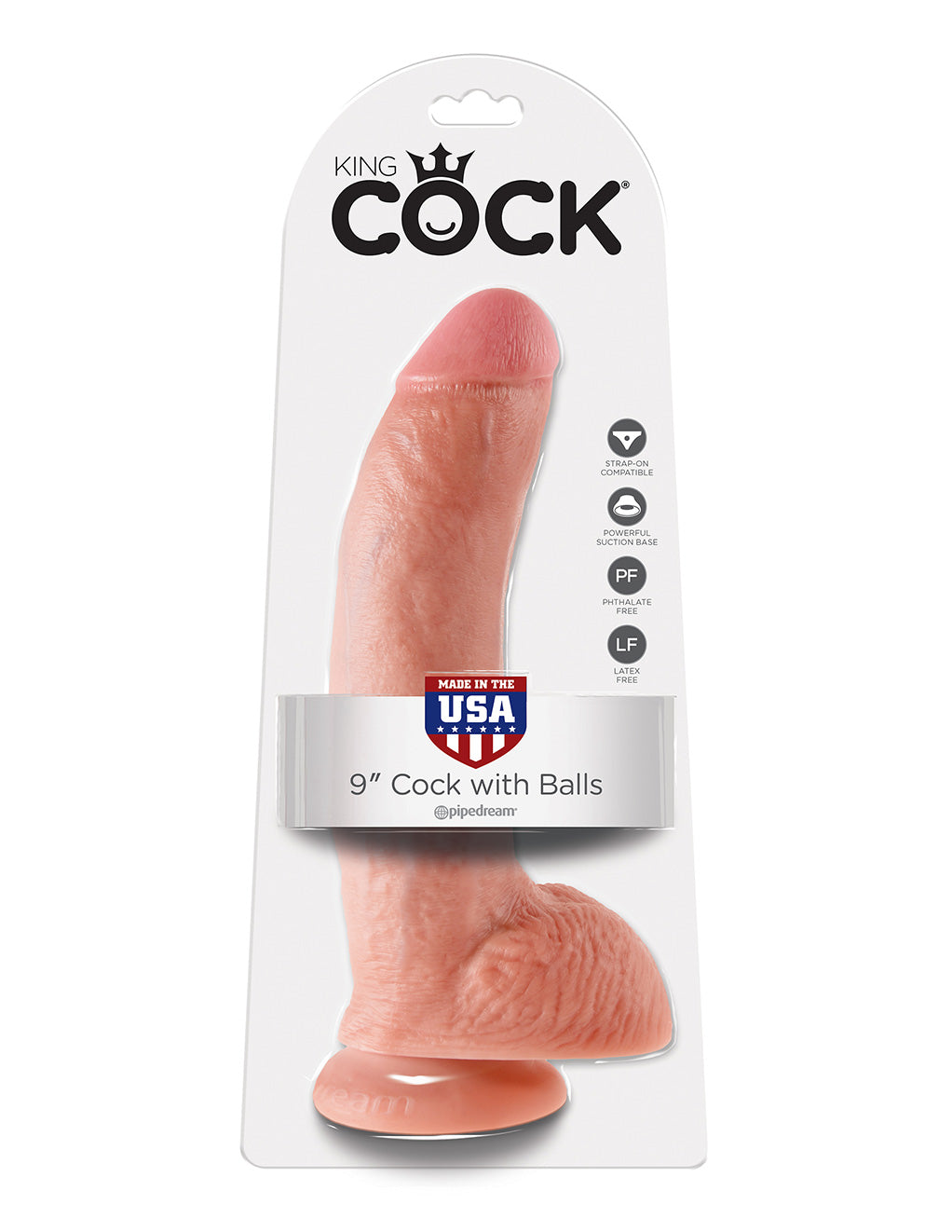 Pipedream King Cock 9 Inch With Balls