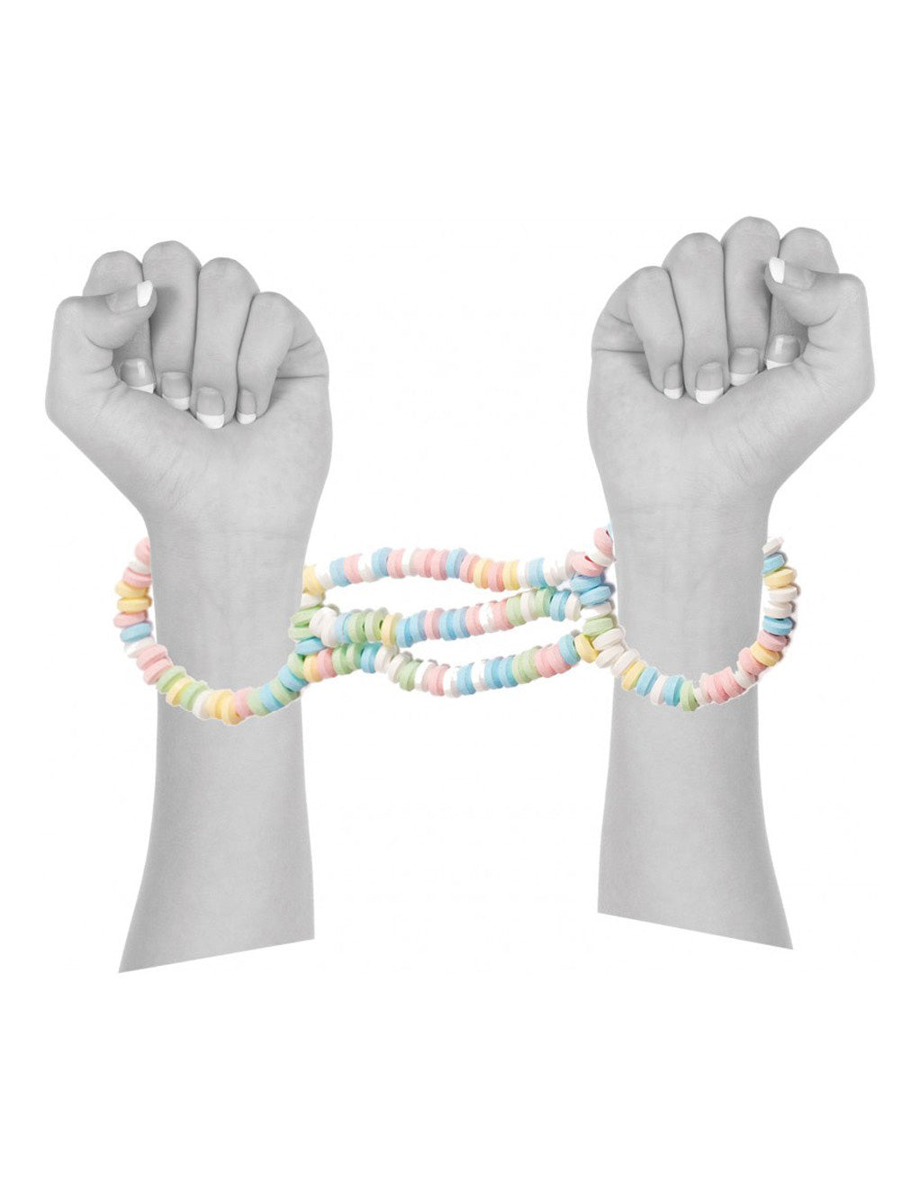 Sweet and Sexy Candy Cuffs- Front