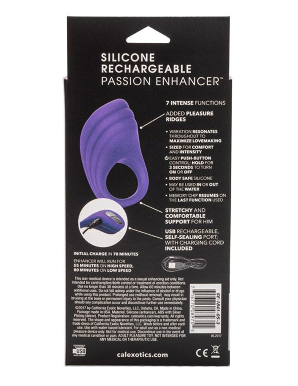 Cal Exotics Passion Enhancer Vibrating Cockring - Novelties - Cockring