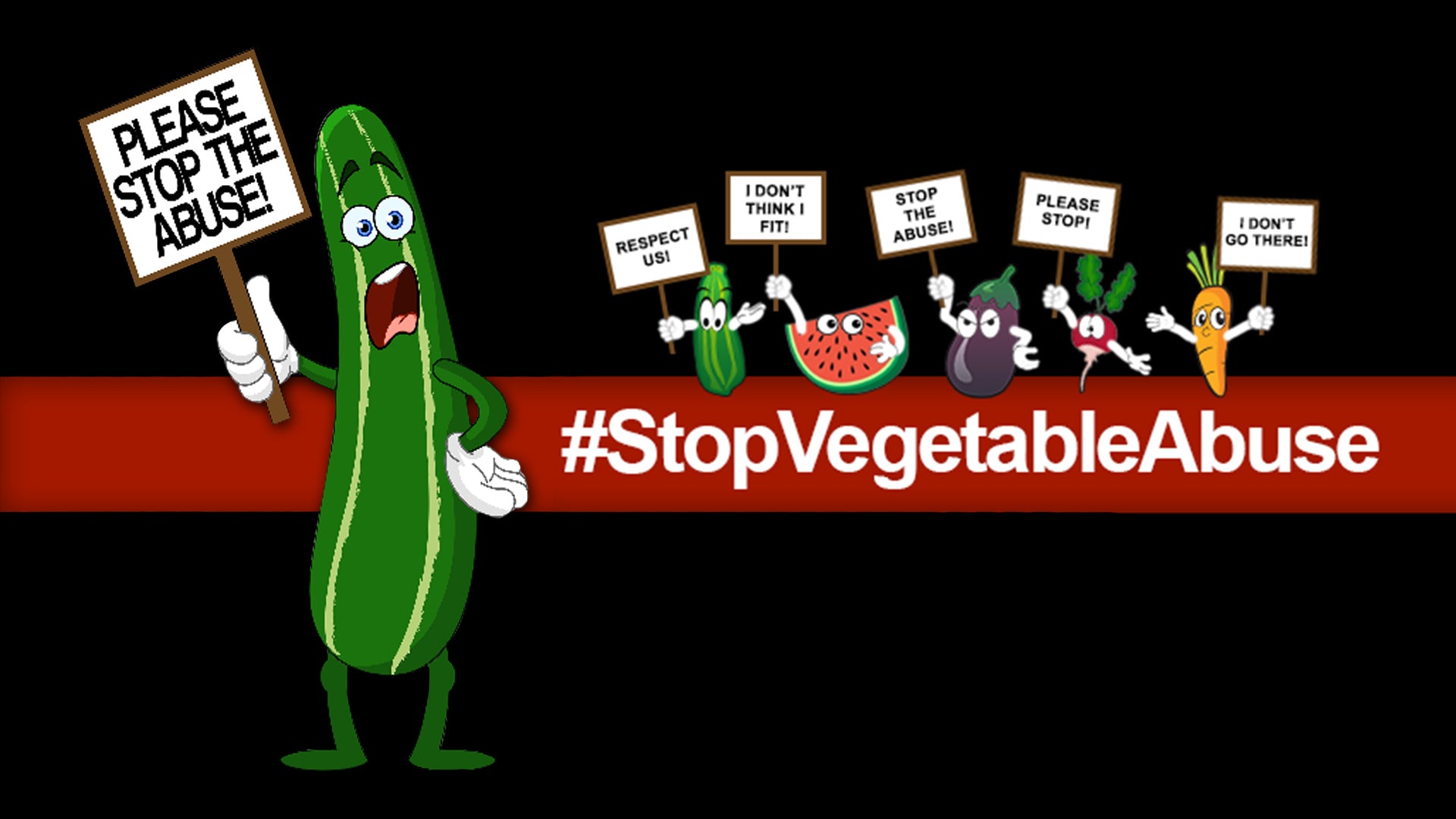 HUSTLER Hollywood Stop Vegetable Abuse Campaign