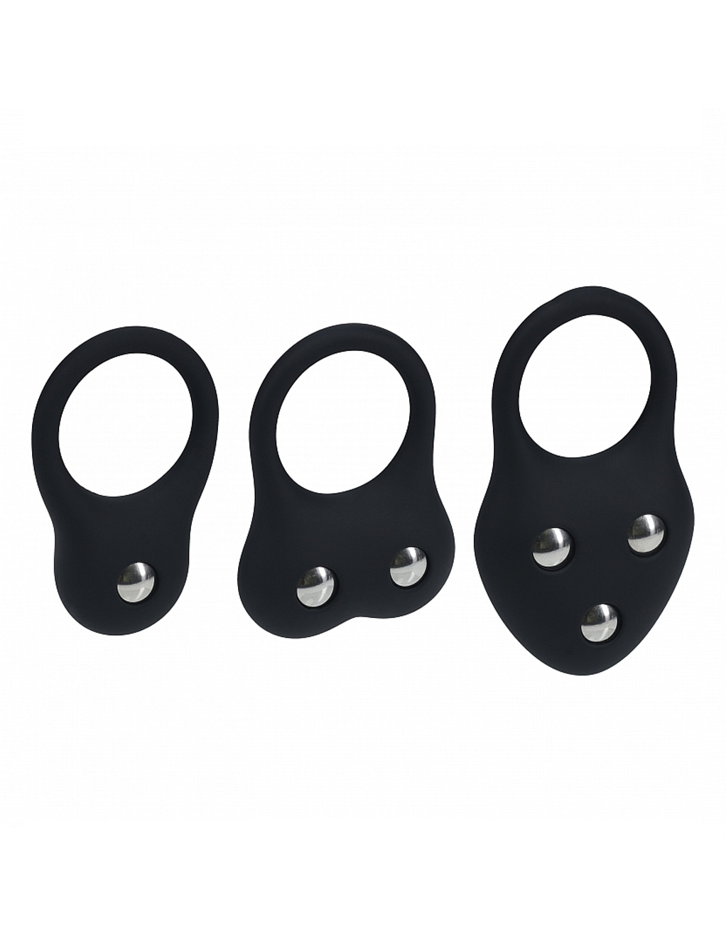 LEVELZ Silicone Training Cock Ring 3pk S M L