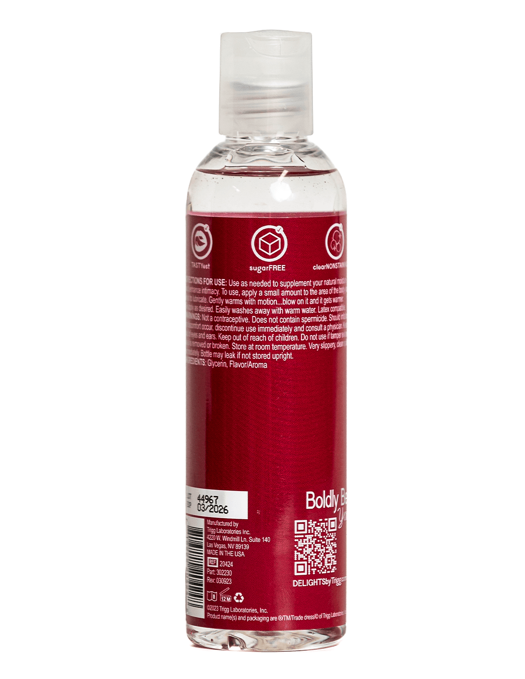 Wet Warming Delights - Strawberry- Flavored Lube 4 Oz