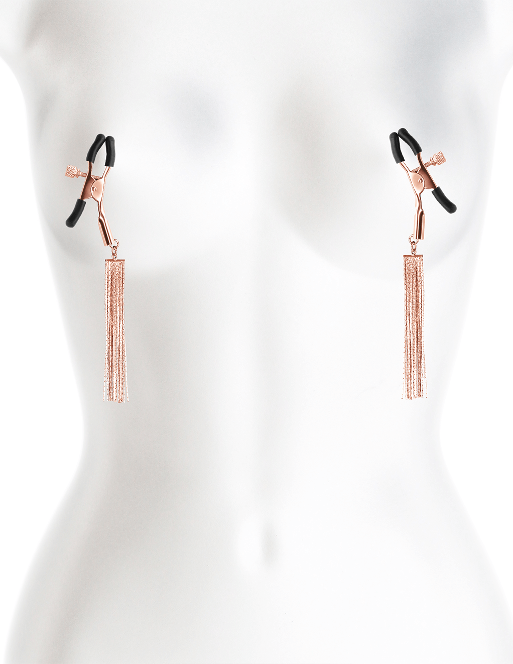 Adjustable Metal Tassle Clamps D2 - Rose Gold Clamps