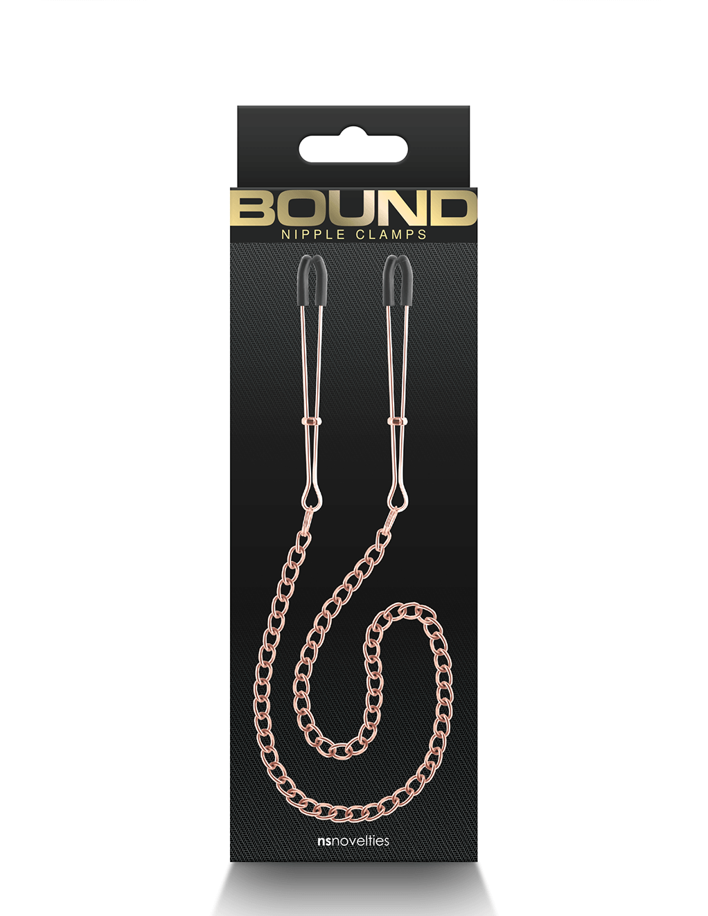 Tweezer Small Chain Clamps DC3 - Rose Gold Package