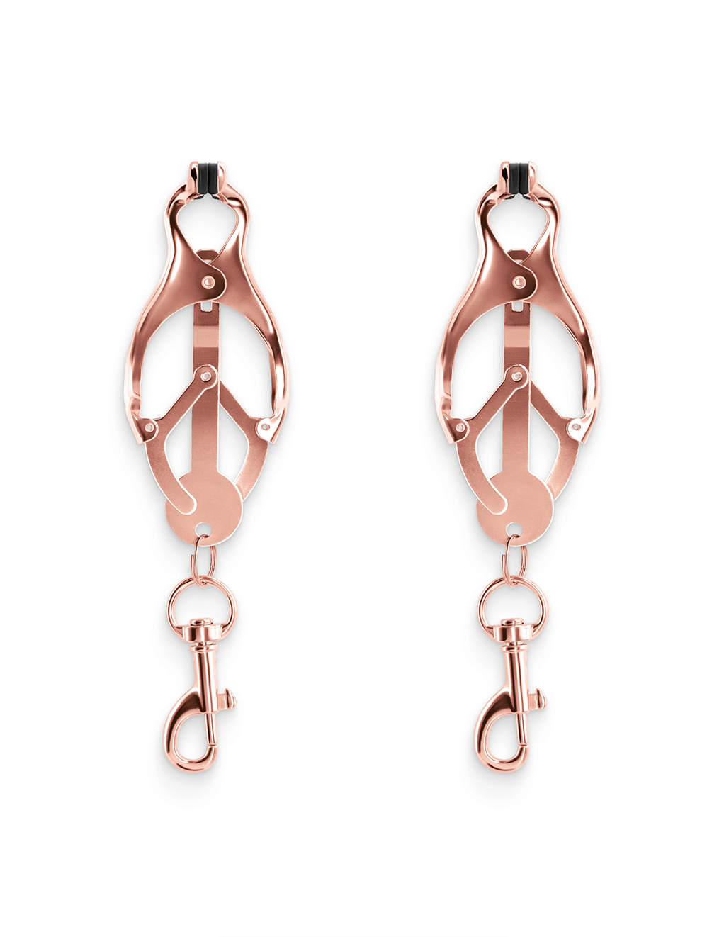 Butterfly Clamps w/ Clip C3 - Rose Gold 